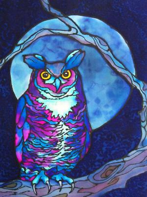 Owl in a Blue Moon