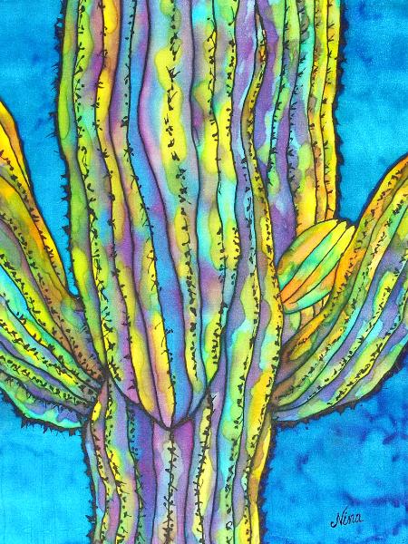 Saguaro on Silk