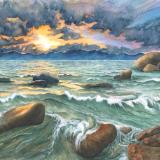 Stormy Sunset, Lake Tahoe